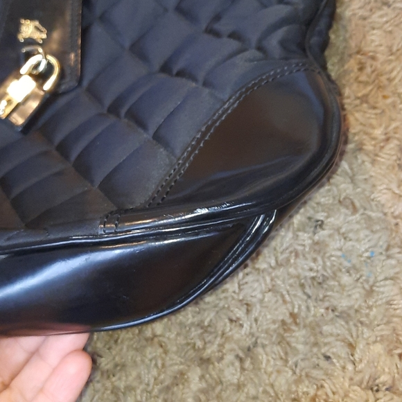 Burberry brook quilted nylon hobo handbag - Picture 6 of 13